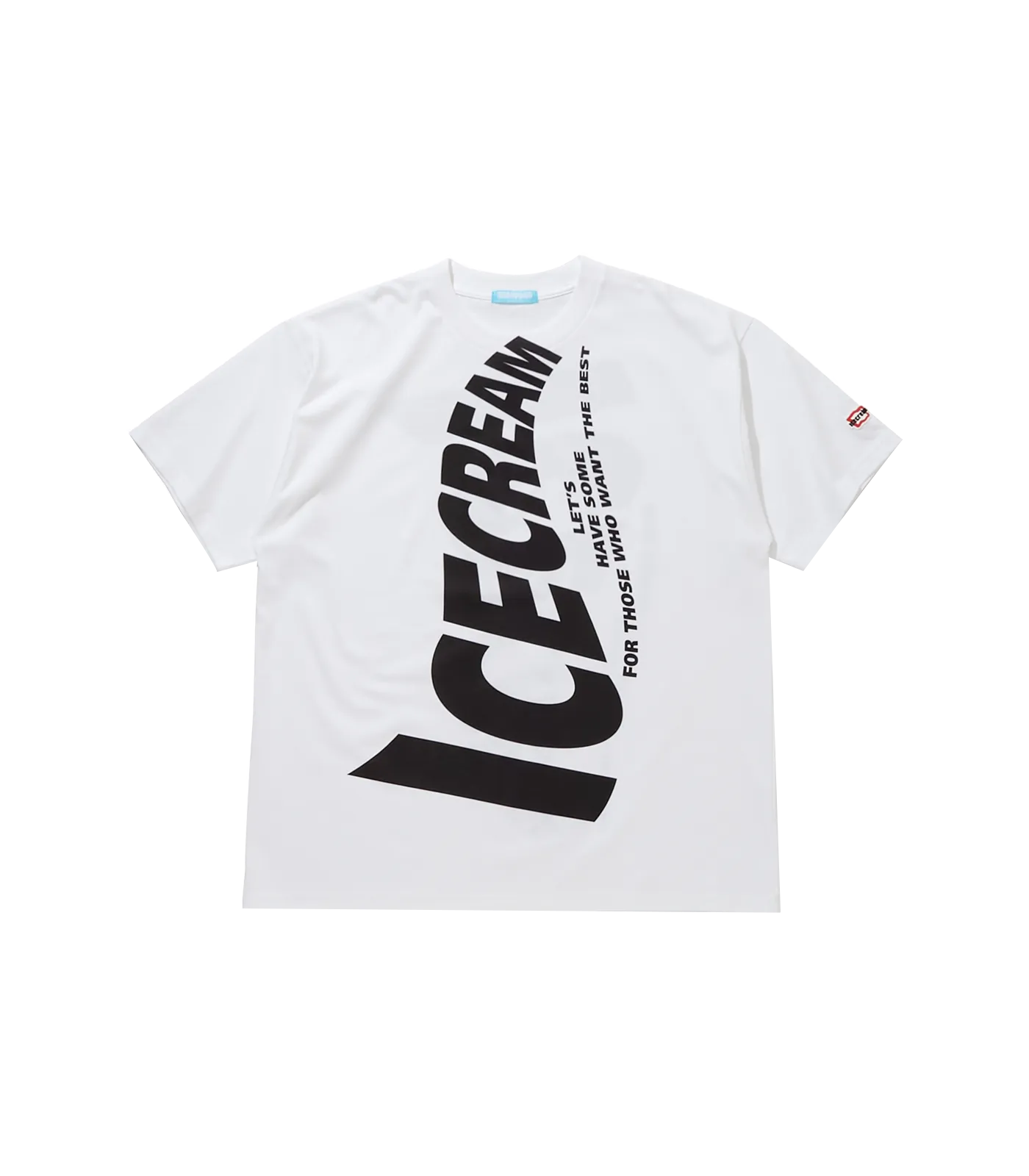 ICECREAM LOGO T-SHIRT - WHITE