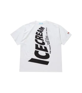 ICECREAM LOGO T-SHIRT - WHITE