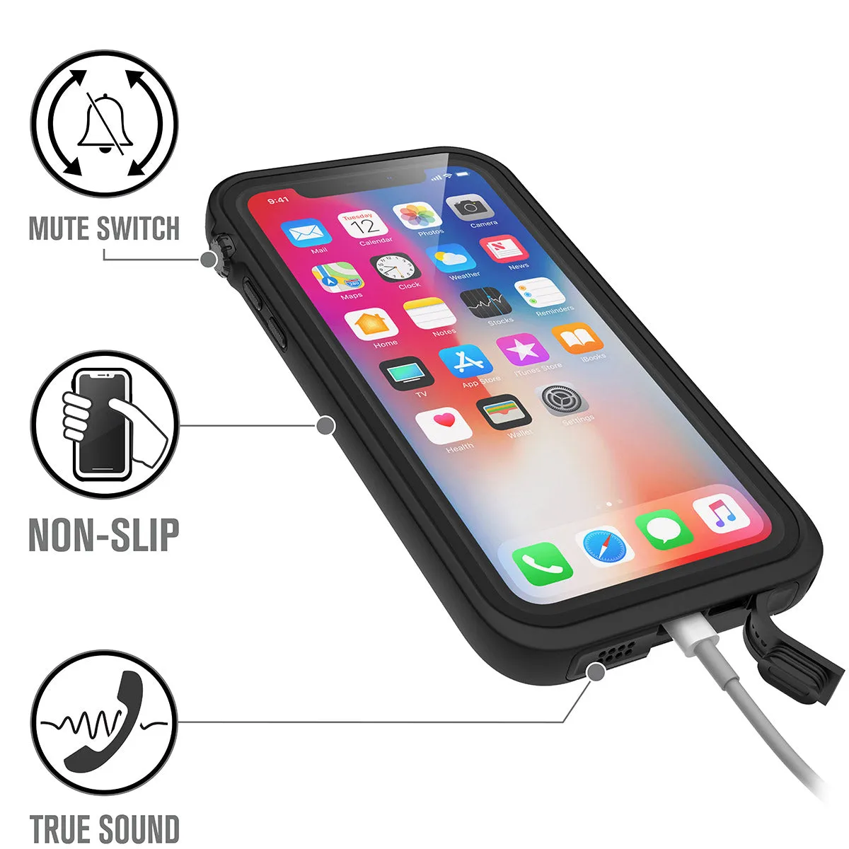 iPhone X/XR/Xs/Xs Max - Waterproof Case