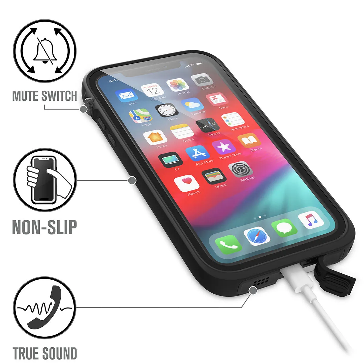 iPhone X/XR/Xs/Xs Max - Waterproof Case