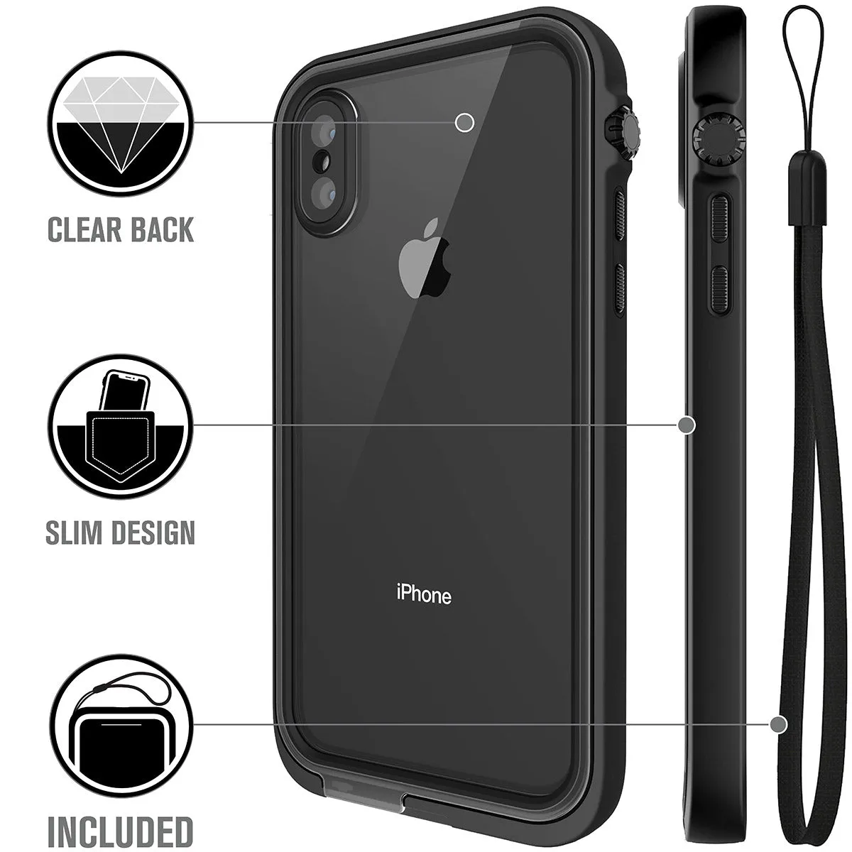 iPhone X/XR/Xs/Xs Max - Waterproof Case