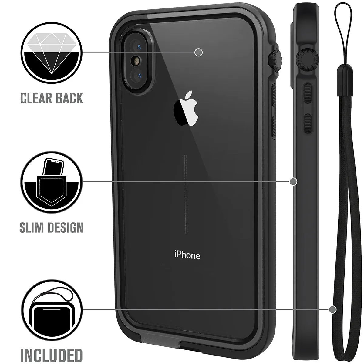 iPhone X/XR/Xs/Xs Max - Waterproof Case