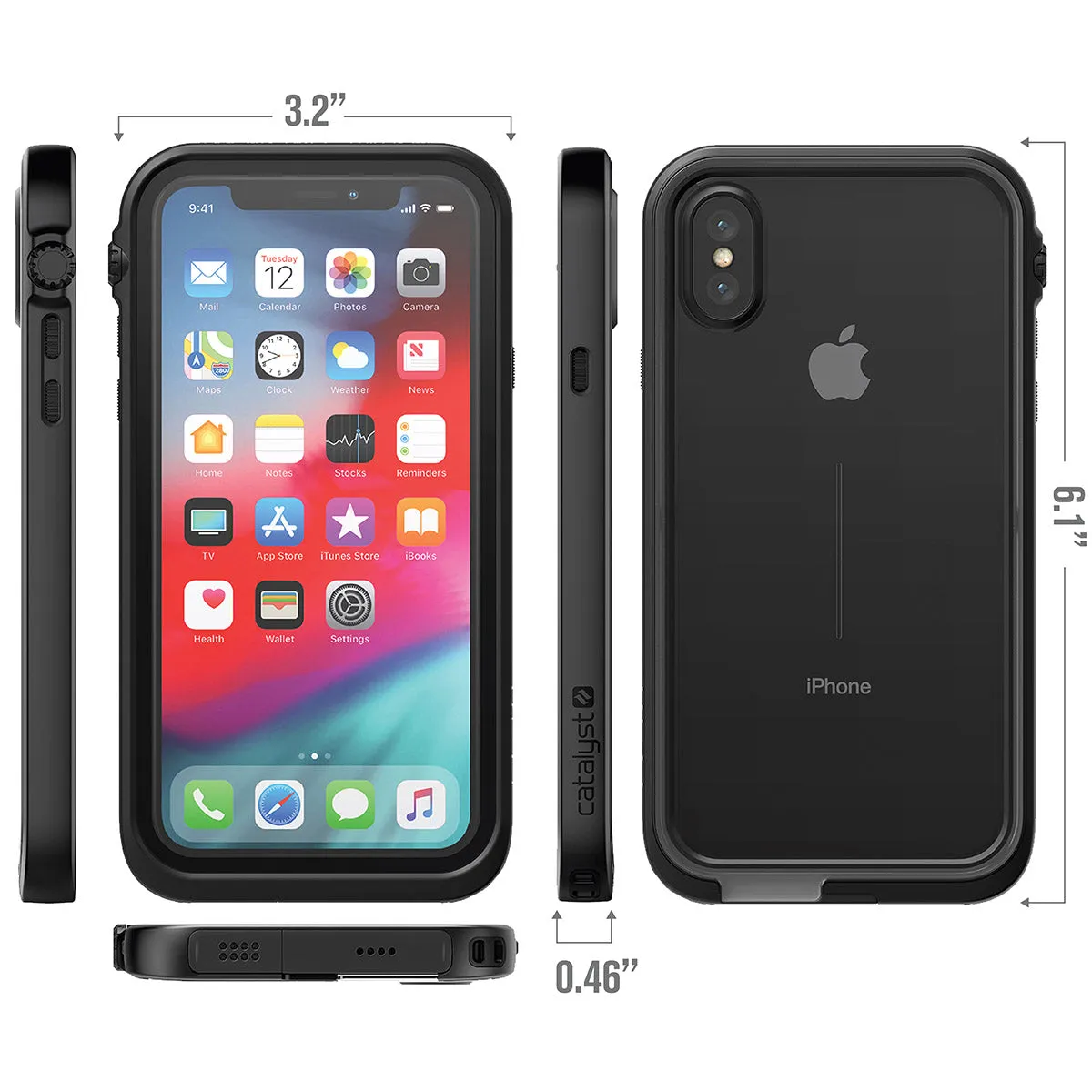 iPhone X/XR/Xs/Xs Max - Waterproof Case