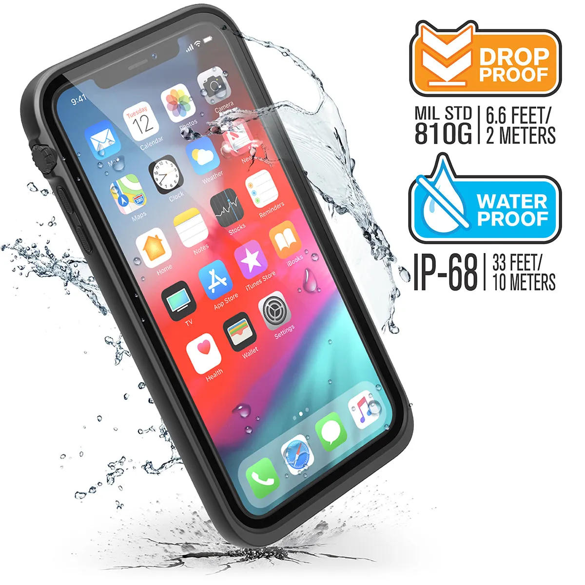 iPhone X/XR/Xs/Xs Max - Waterproof Case