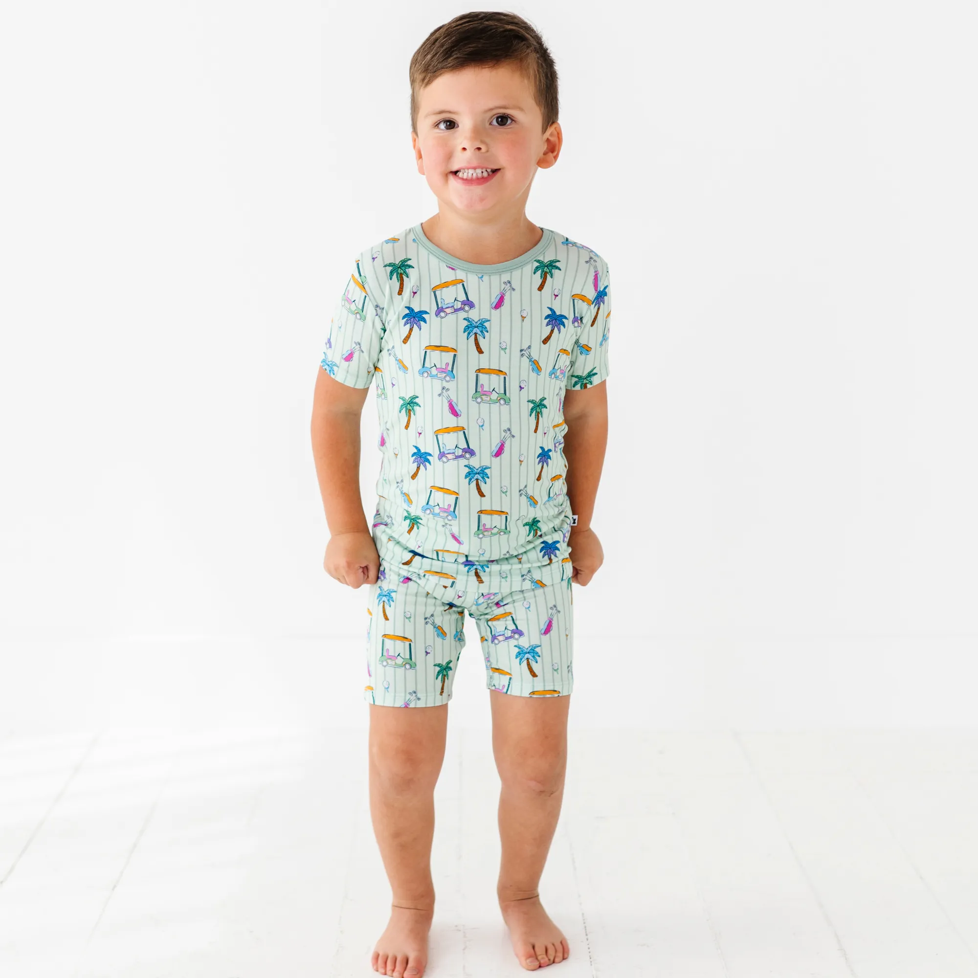 It's Fore O'Clock Somewhere Toddler/Big Kid Pajamas- Short Sleeve and Shorts