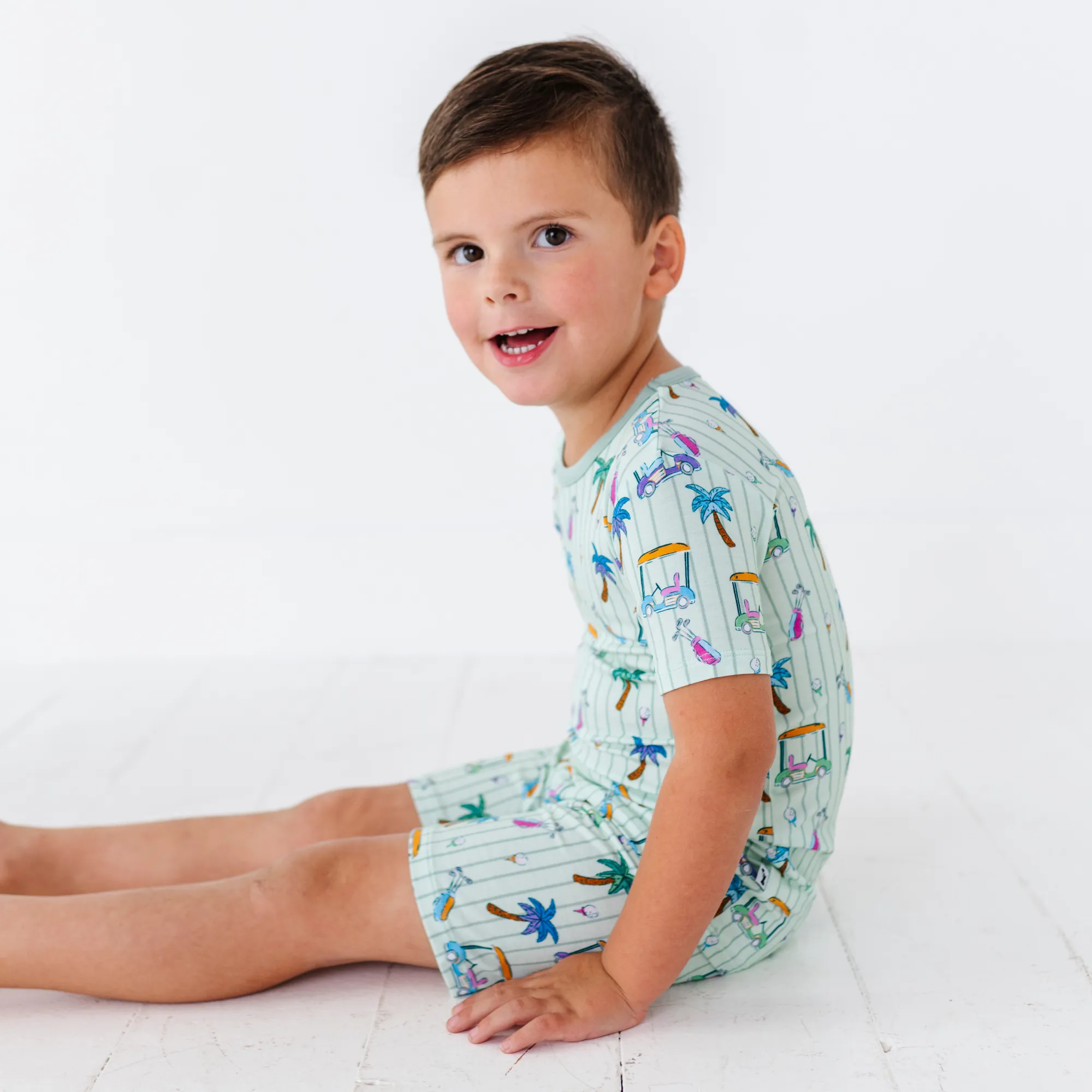 It's Fore O'Clock Somewhere Toddler/Big Kid Pajamas- Short Sleeve and Shorts