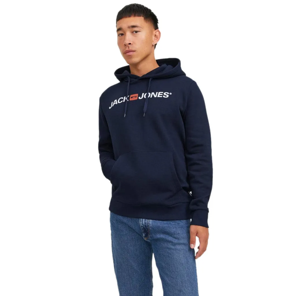 Jack & Jones Mens 'JJECORP' Hoodie Sweat Jumper