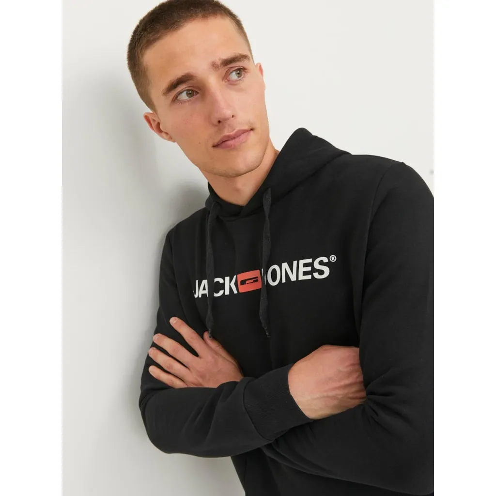 Jack & Jones Mens 'JJECORP' Hoodie Sweat Jumper