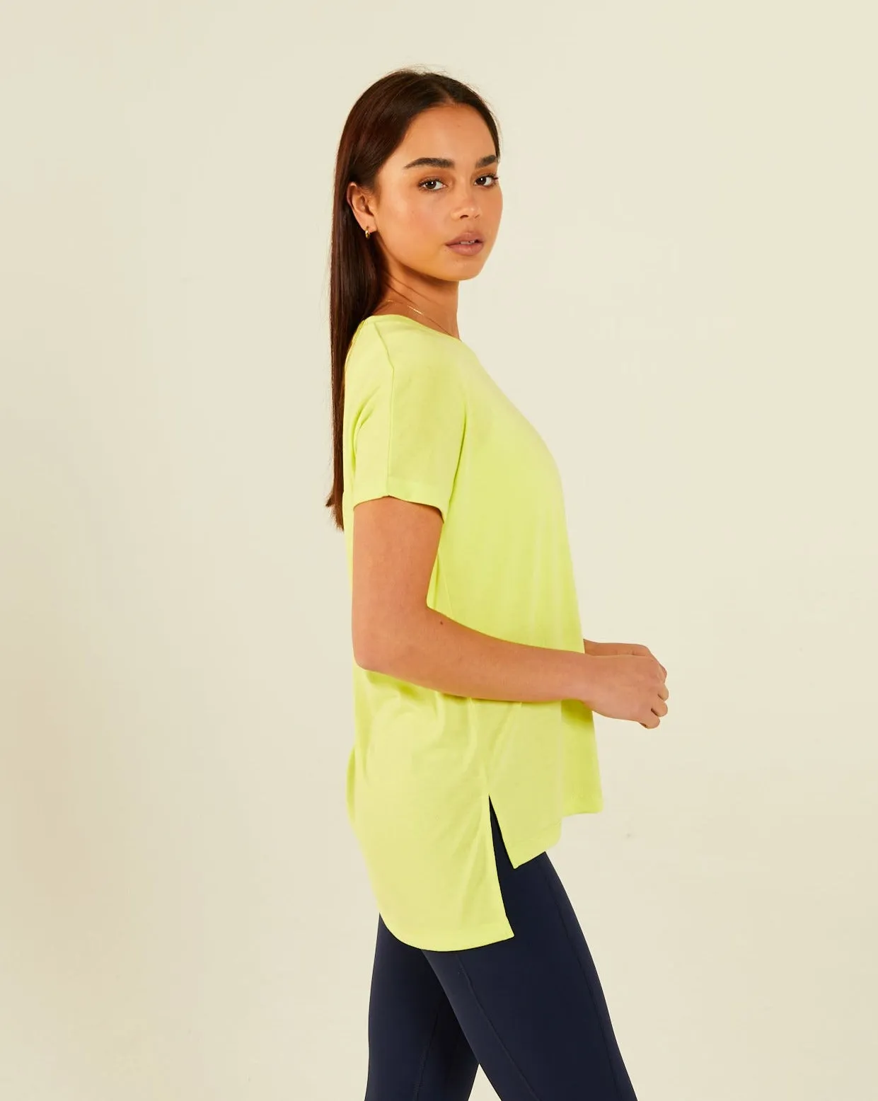 Jade Tee Hi-Light Yellow