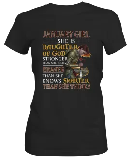 January Girl  Ladies T-shirt