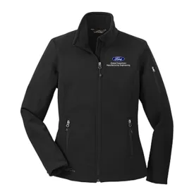 Ladies Eddie Bauer Rugged Ripstop Soft Shell- Black