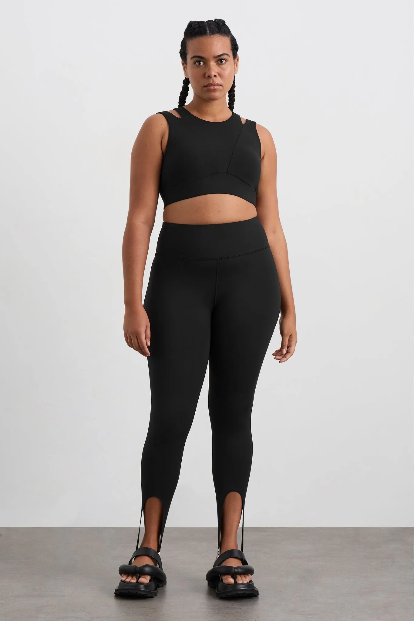 Layered Cut Out Sports Bra 385