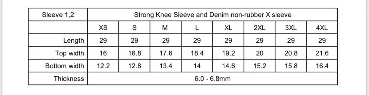 LONG 7MM Knee Sleeves (Limited Edition)