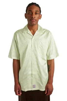 Martine Rose Mens Hawaiian Shirt 'Green Floral'