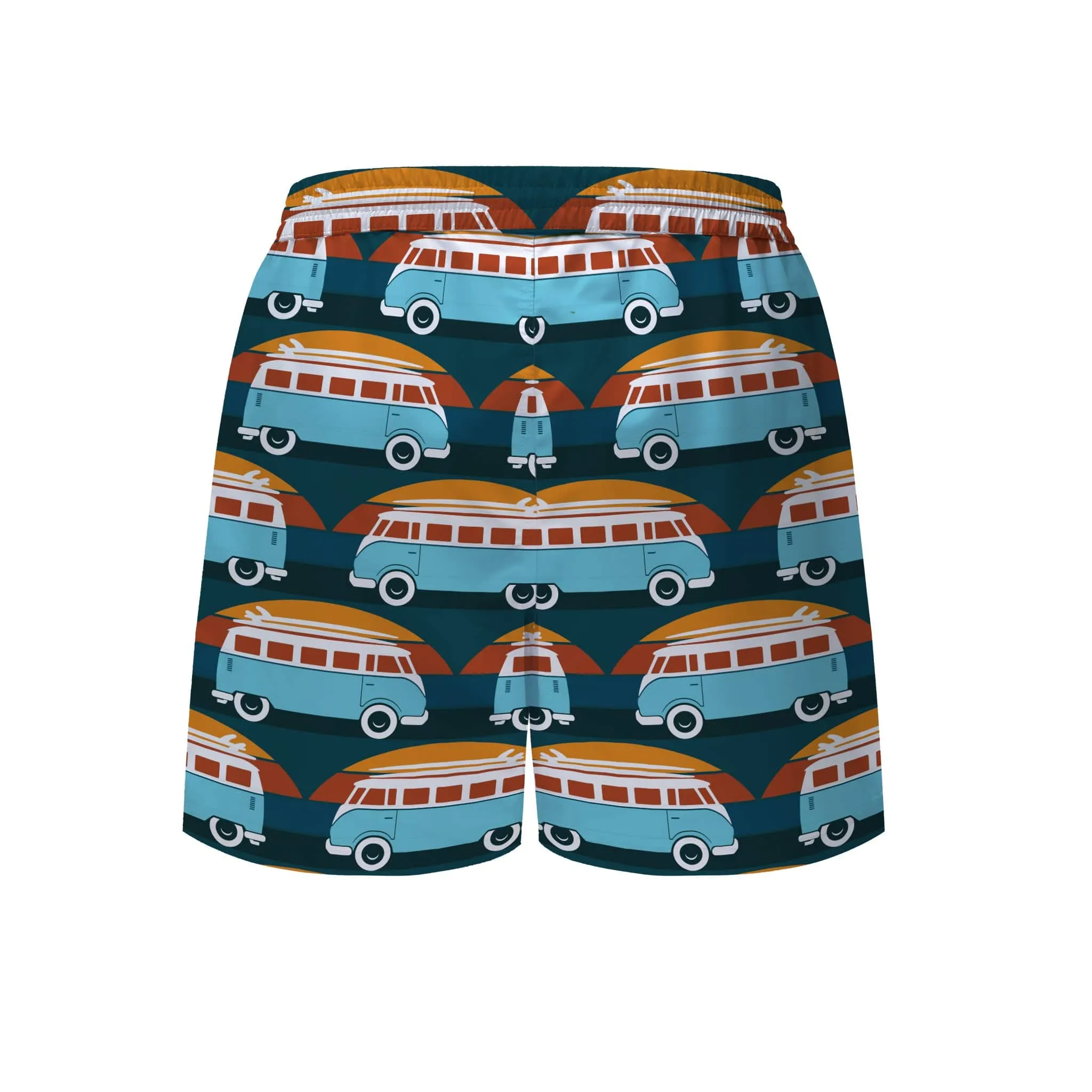 Mens Camper Van Board Shorts