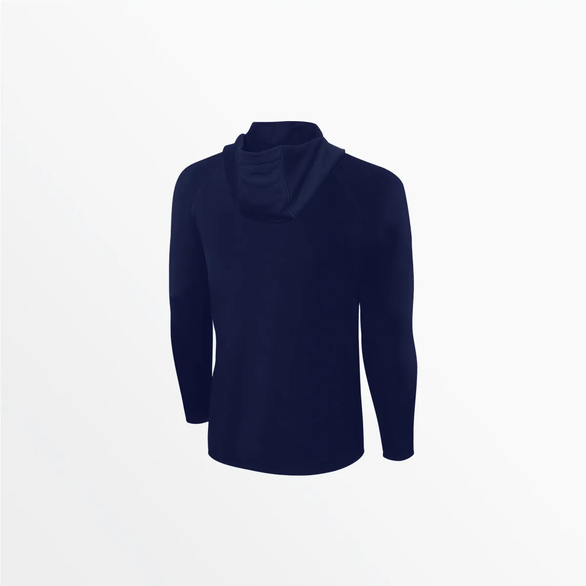 MEN'S CLUB LONG SLEEVE POLY HOODED TEE