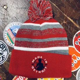 MID Hockey Cuffed Pom Beanie