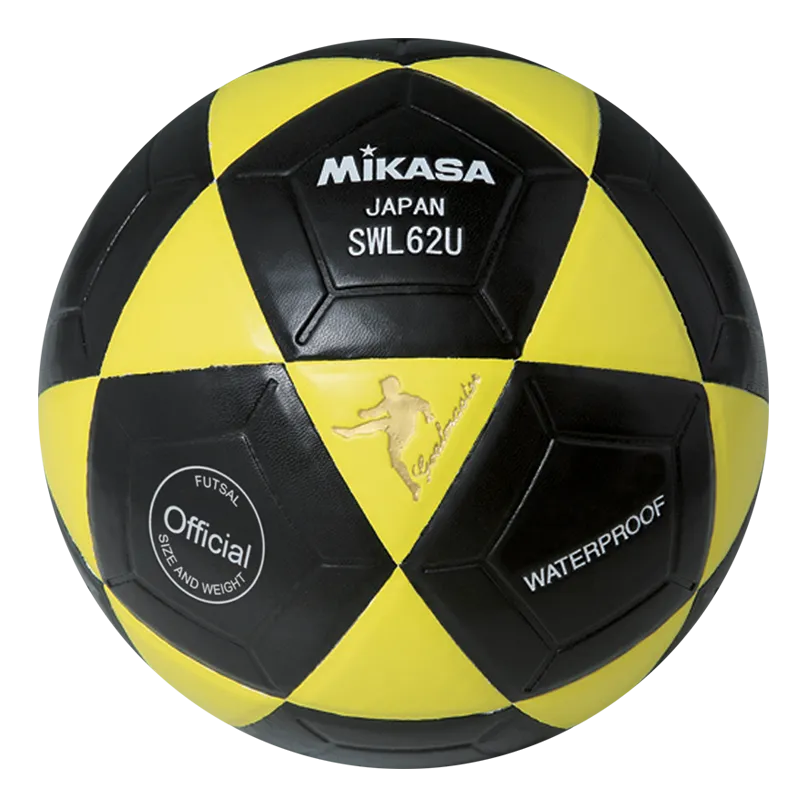 Mikasa Sports SWL62 Series Futsal Ball - Black/Yellow