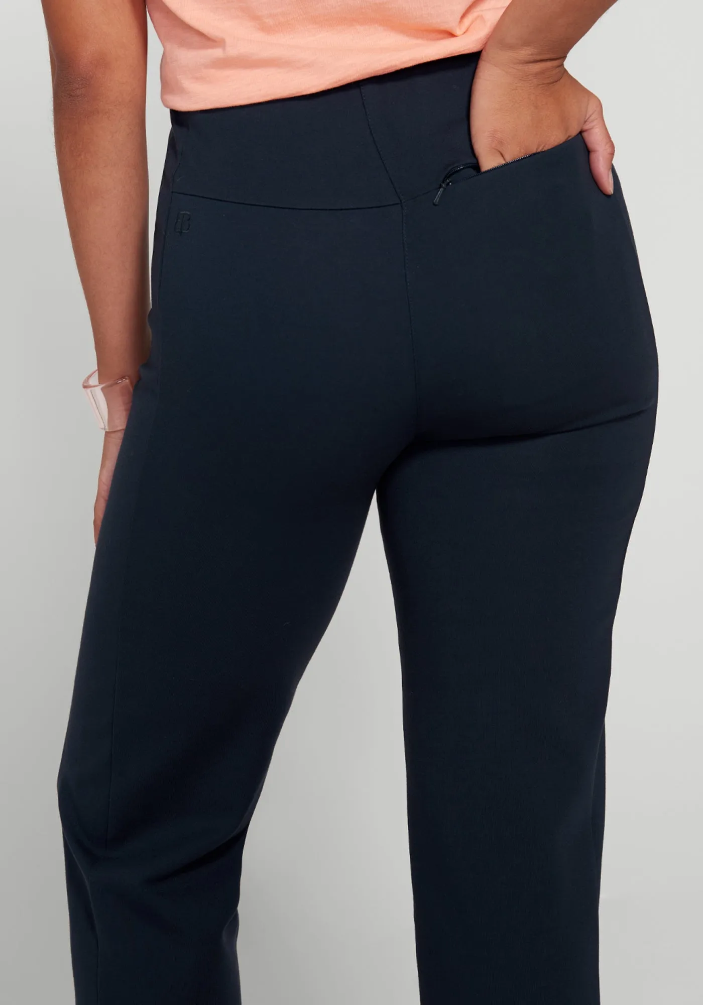 Monroe Crop Trouser | Straight (Navy)