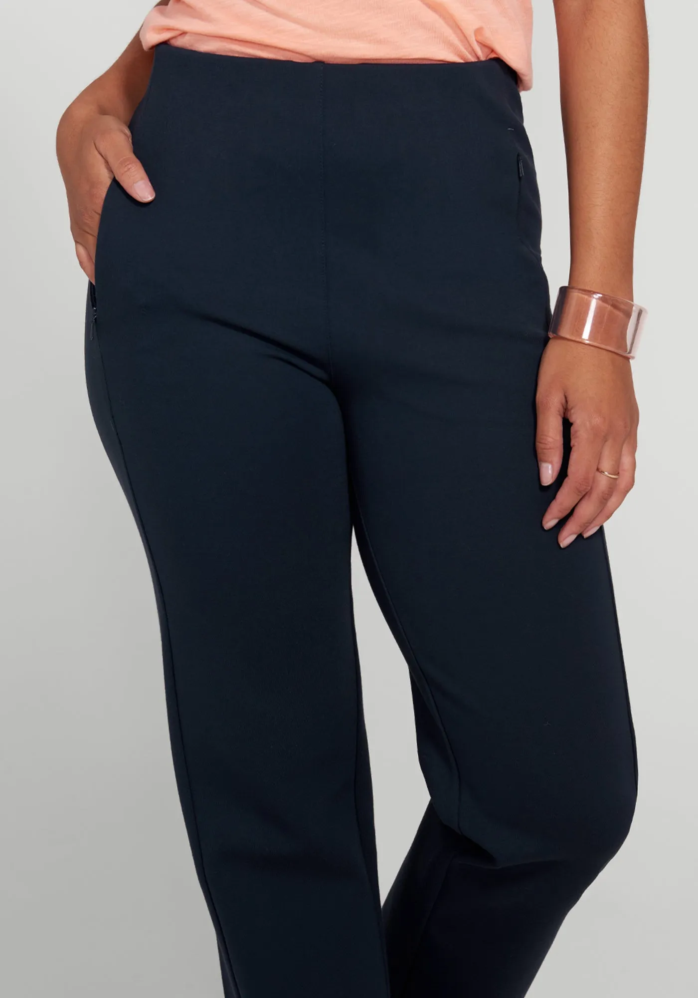 Monroe Crop Trouser | Straight (Navy)