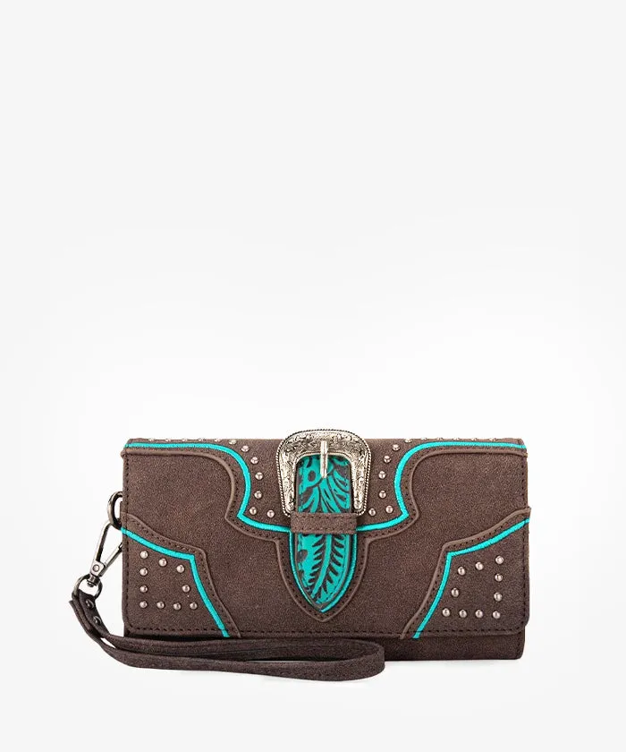 Montana West Buckle Wristlet