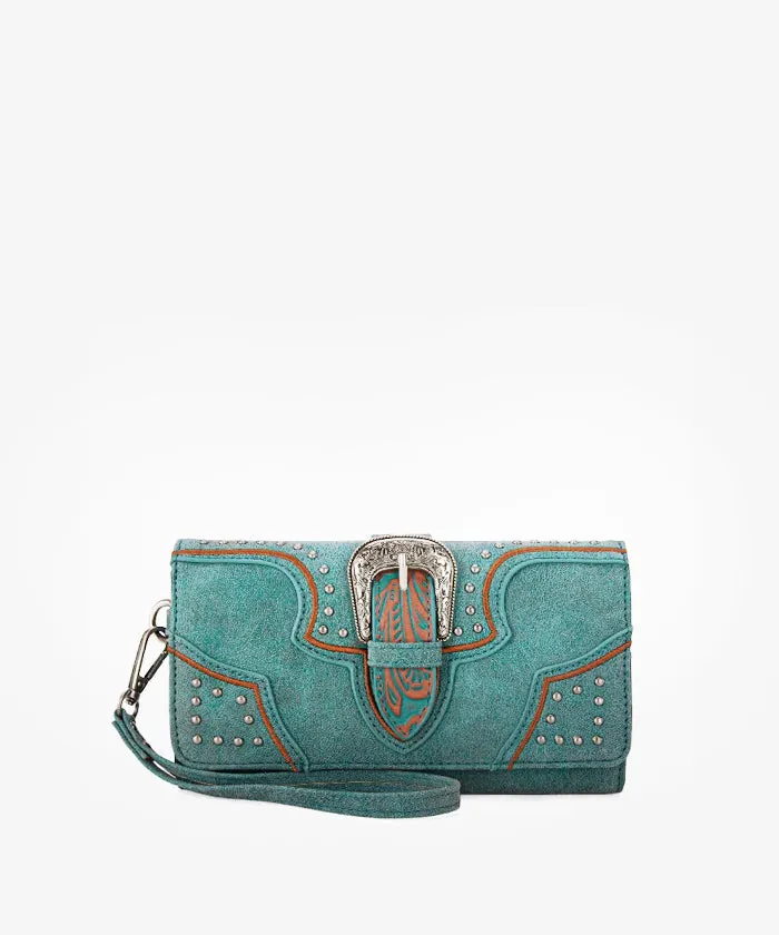 Montana West Buckle Wristlet