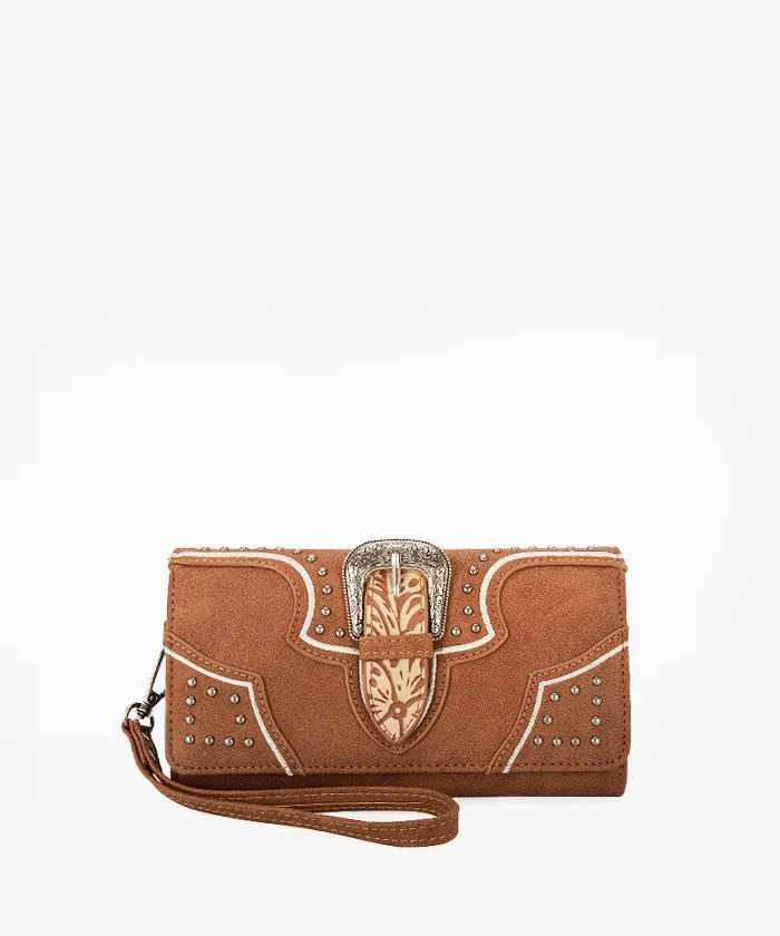 Montana West Buckle Wristlet