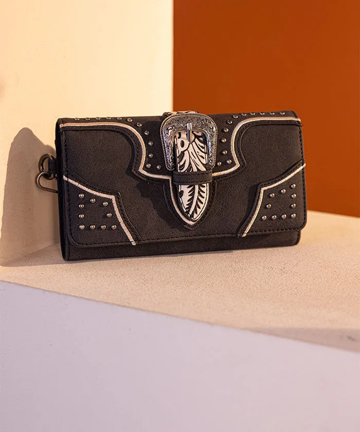 Montana West Buckle Wristlet