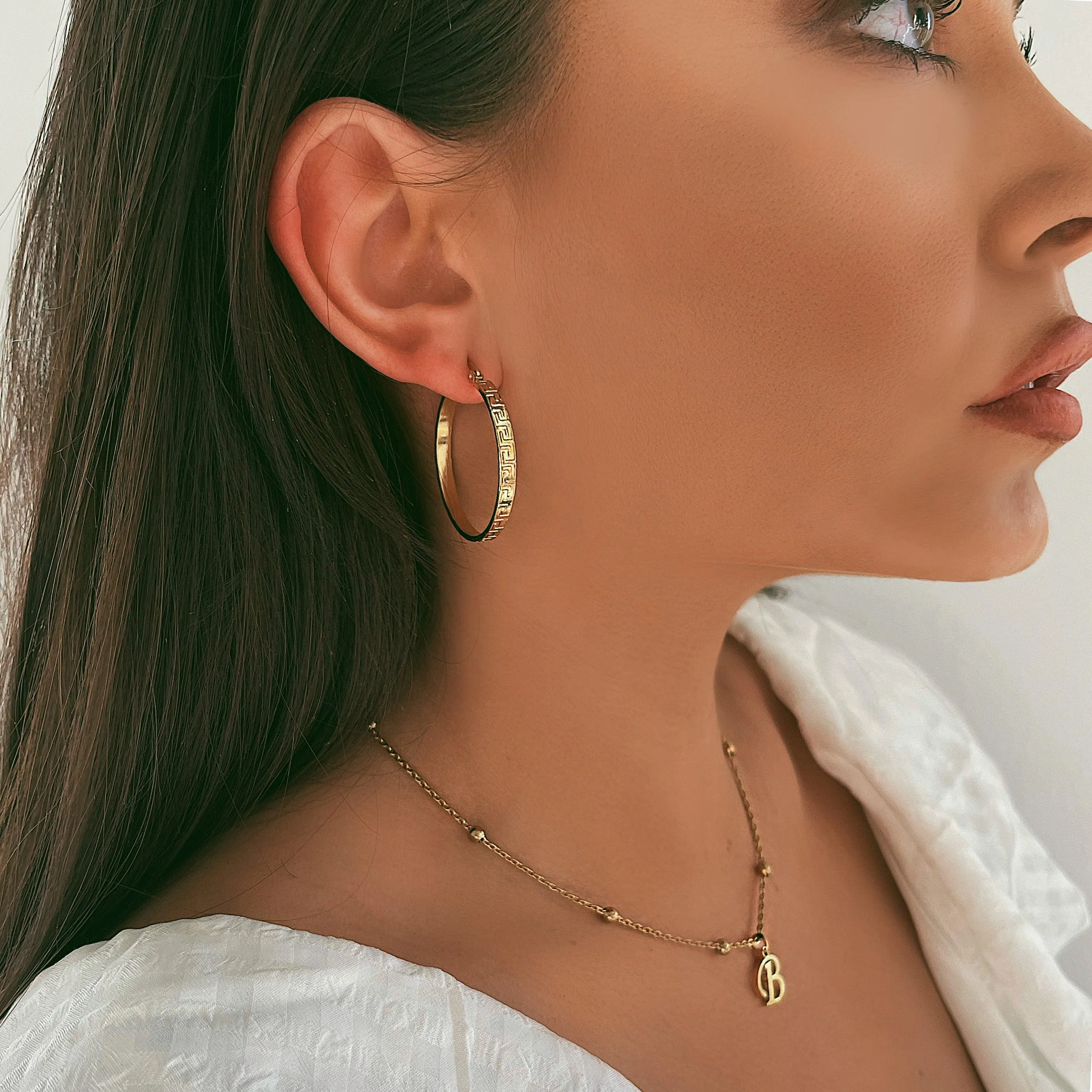 Morocco Hoop Earrings