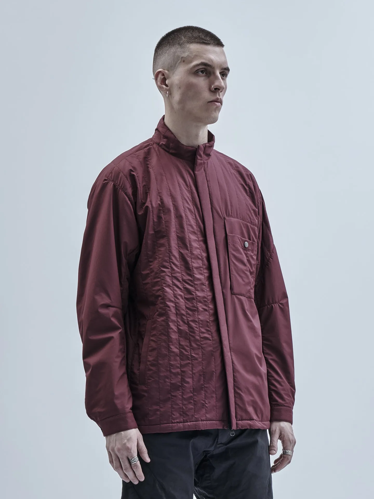 nahien insulator jacket burgundy