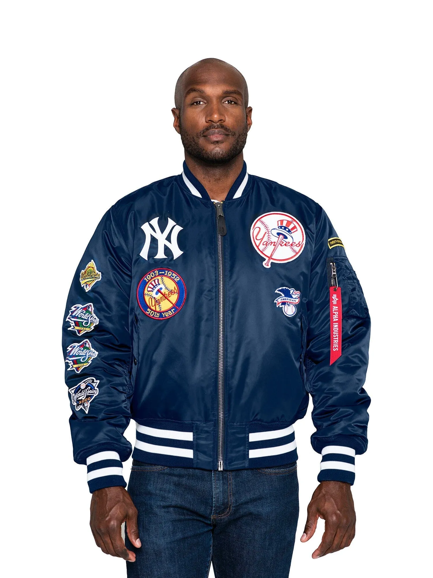 NEW YORK YANKEES X ALPHA X NEW ERA MA-1 BOMBER JACKET