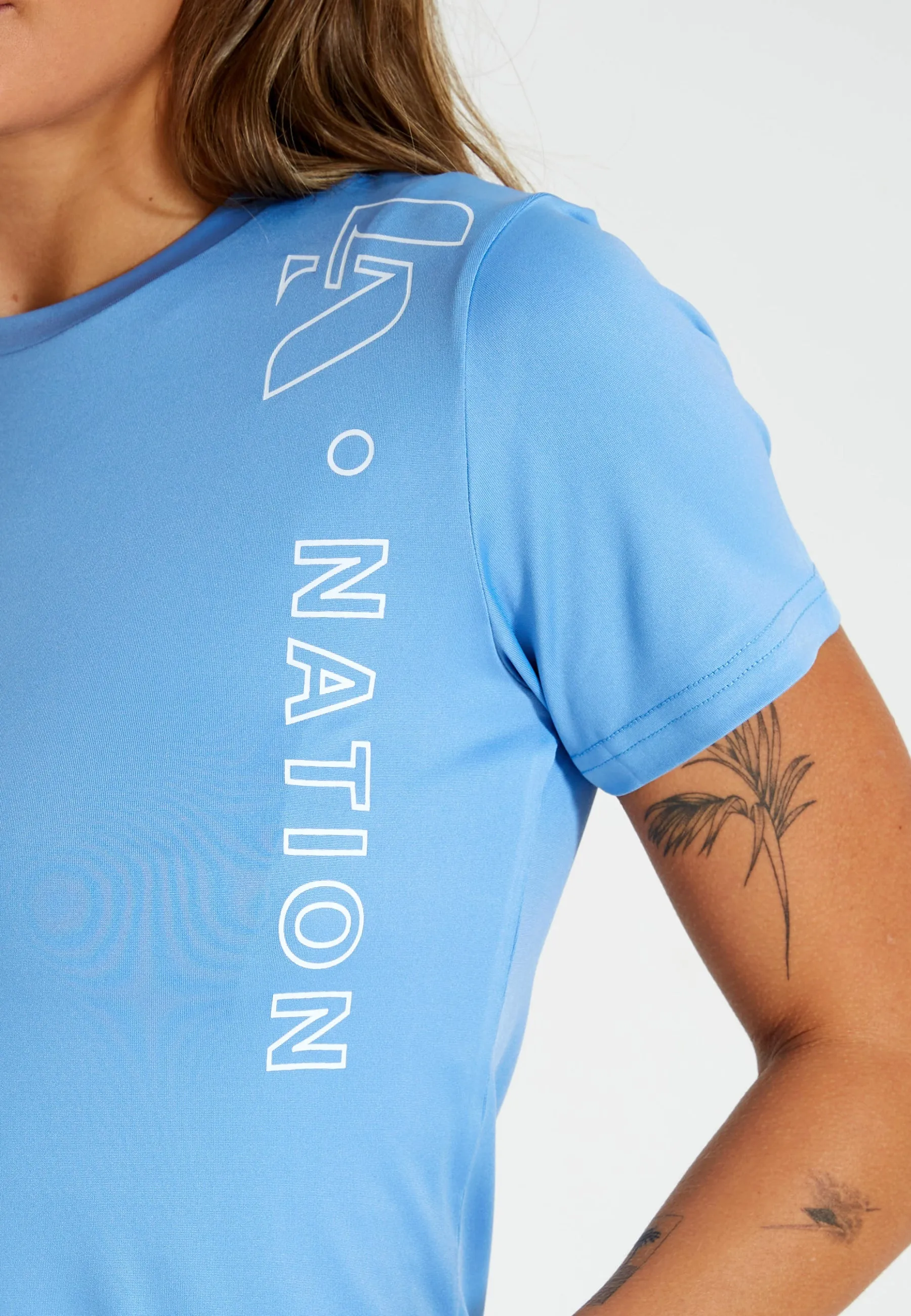 Performance Short Sleeve T-Shirt-Powder Blue