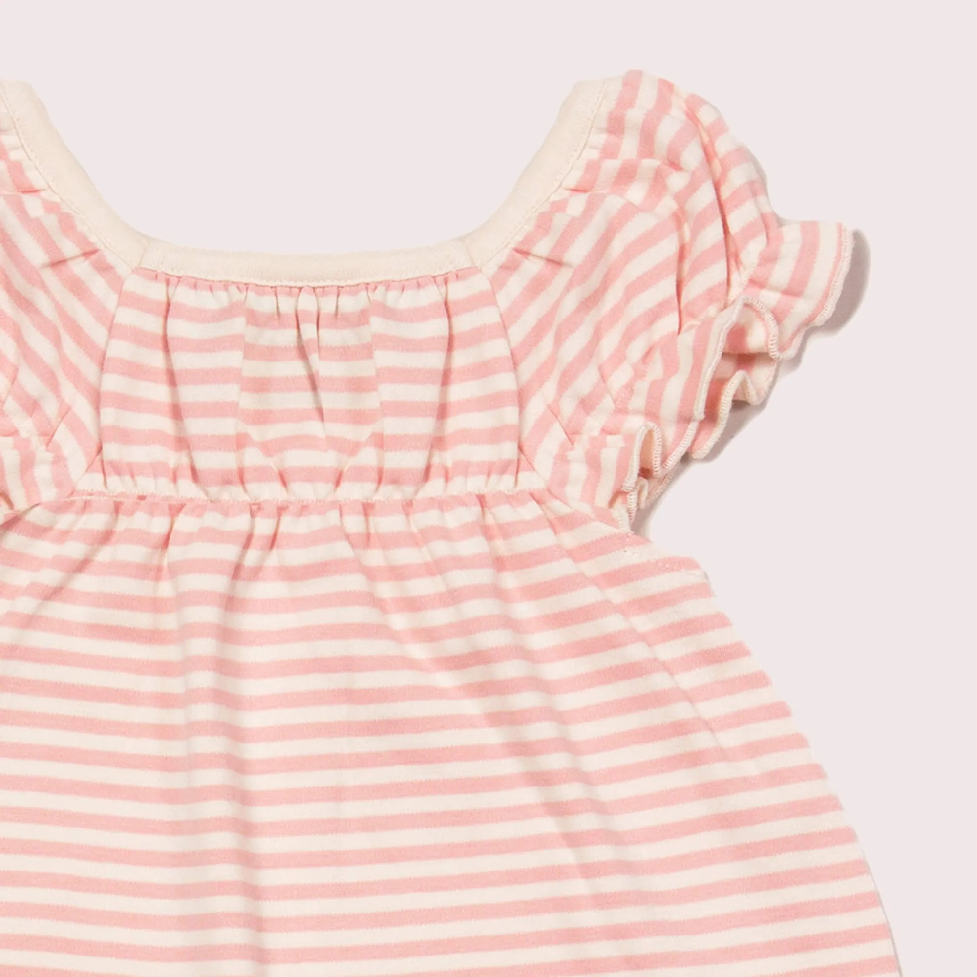 Pink Striped Interlock Playdays Dress