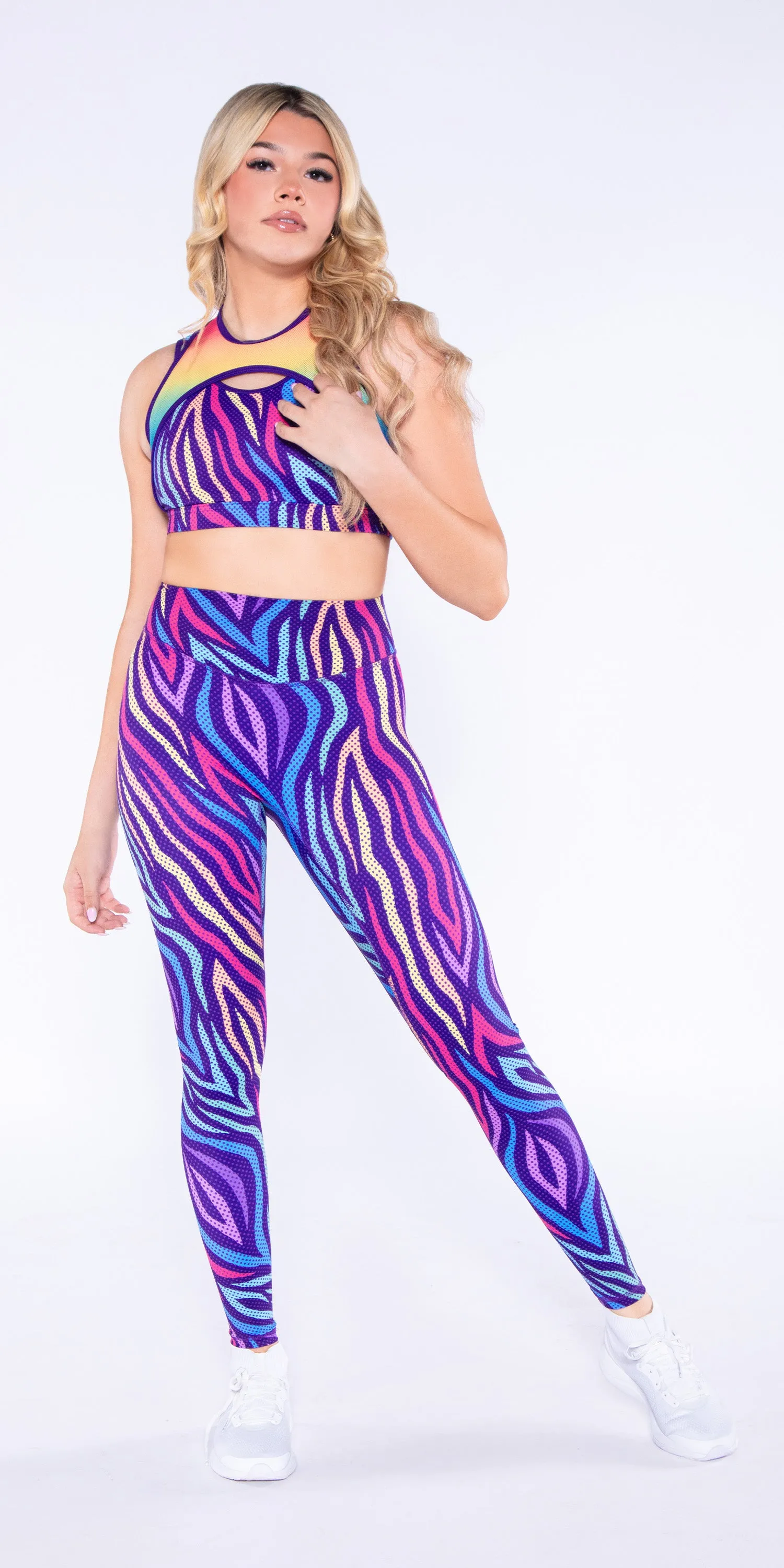 Pop Art Zebra - Contour Legging