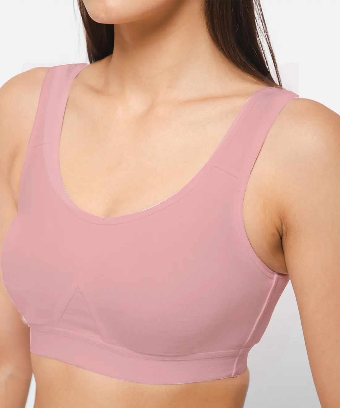 Poppy - Sports Brassiere | Perfect Sports Brassiere | Bottom Elastic | Broad Strap Gives Less Pressure on Shoulder (POPPY)