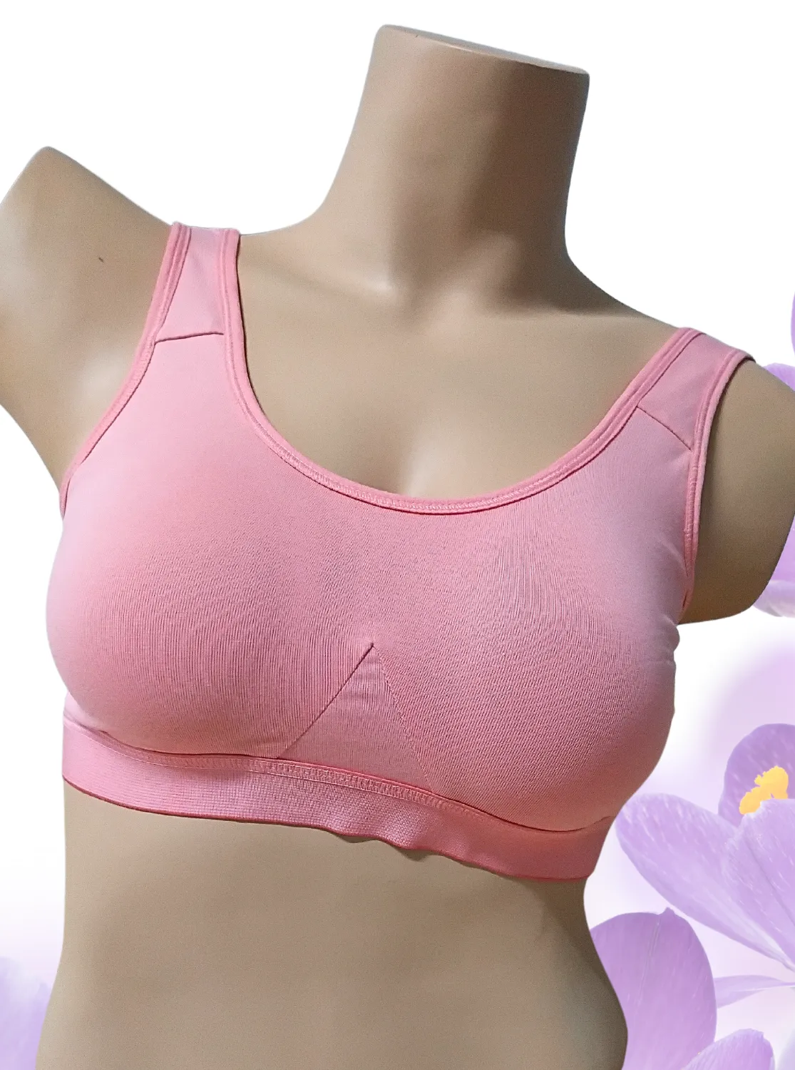 Poppy - Sports Brassiere | Perfect Sports Brassiere | Bottom Elastic | Broad Strap Gives Less Pressure on Shoulder (POPPY)