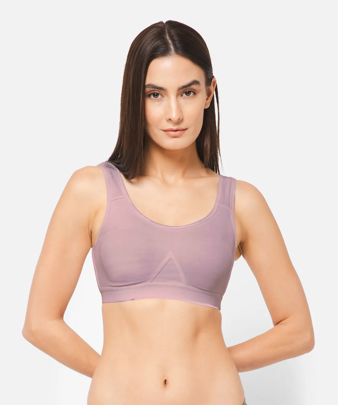 Poppy - Sports Brassiere | Perfect Sports Brassiere | Bottom Elastic | Broad Strap Gives Less Pressure on Shoulder (POPPY)