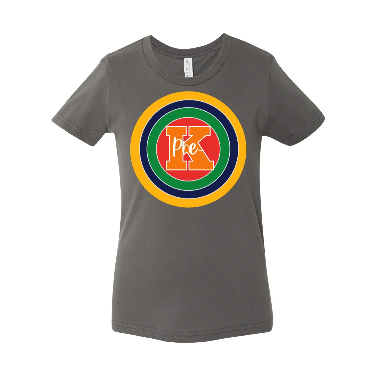 Pre-K YOUTH Primary Colors Target Shirt