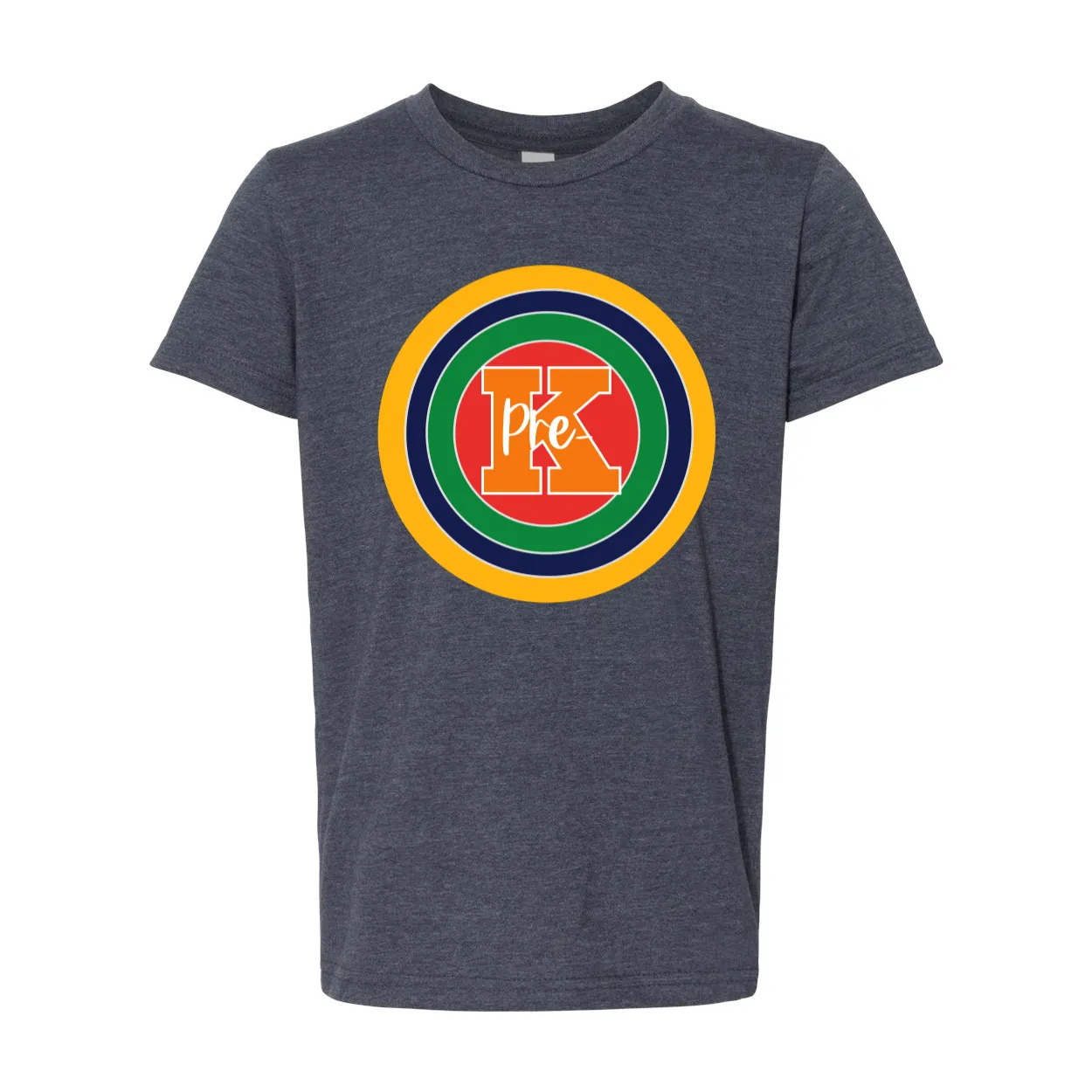 Pre-K YOUTH Primary Colors Target Shirt