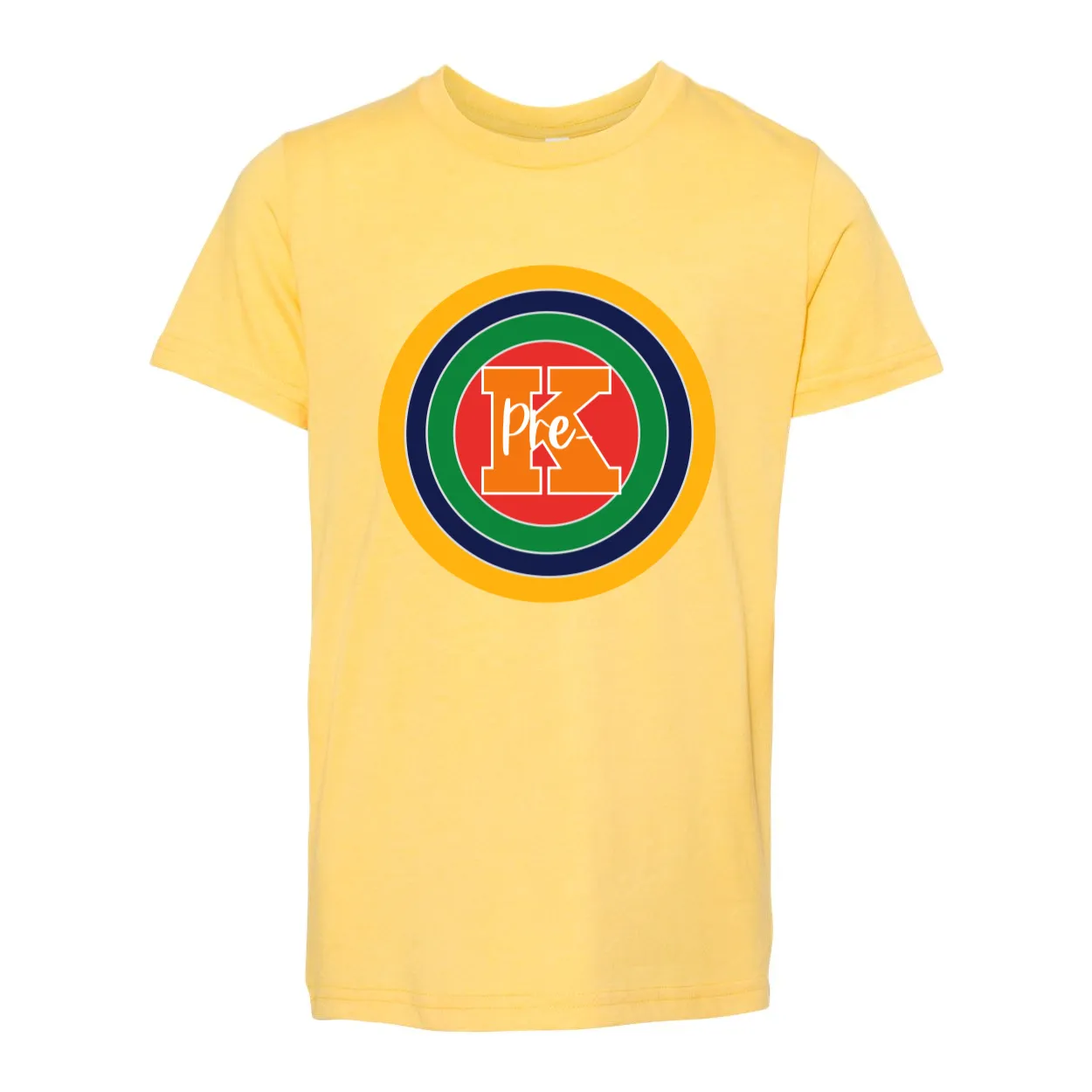 Pre-K YOUTH Primary Colors Target Shirt