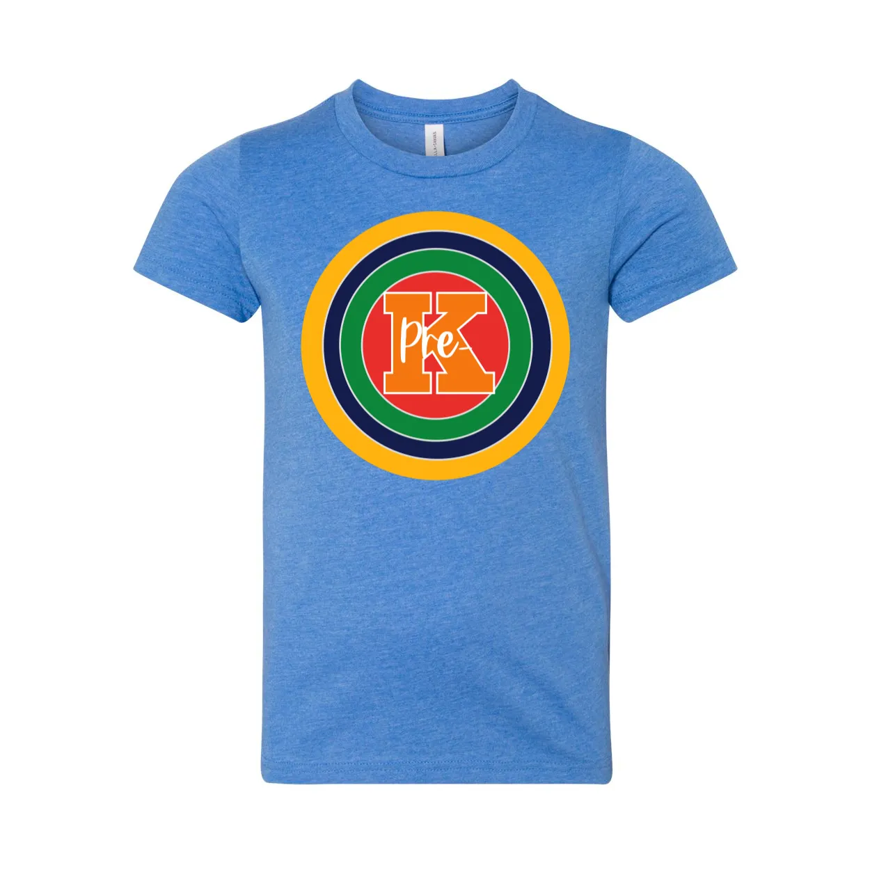 Pre-K YOUTH Primary Colors Target Shirt