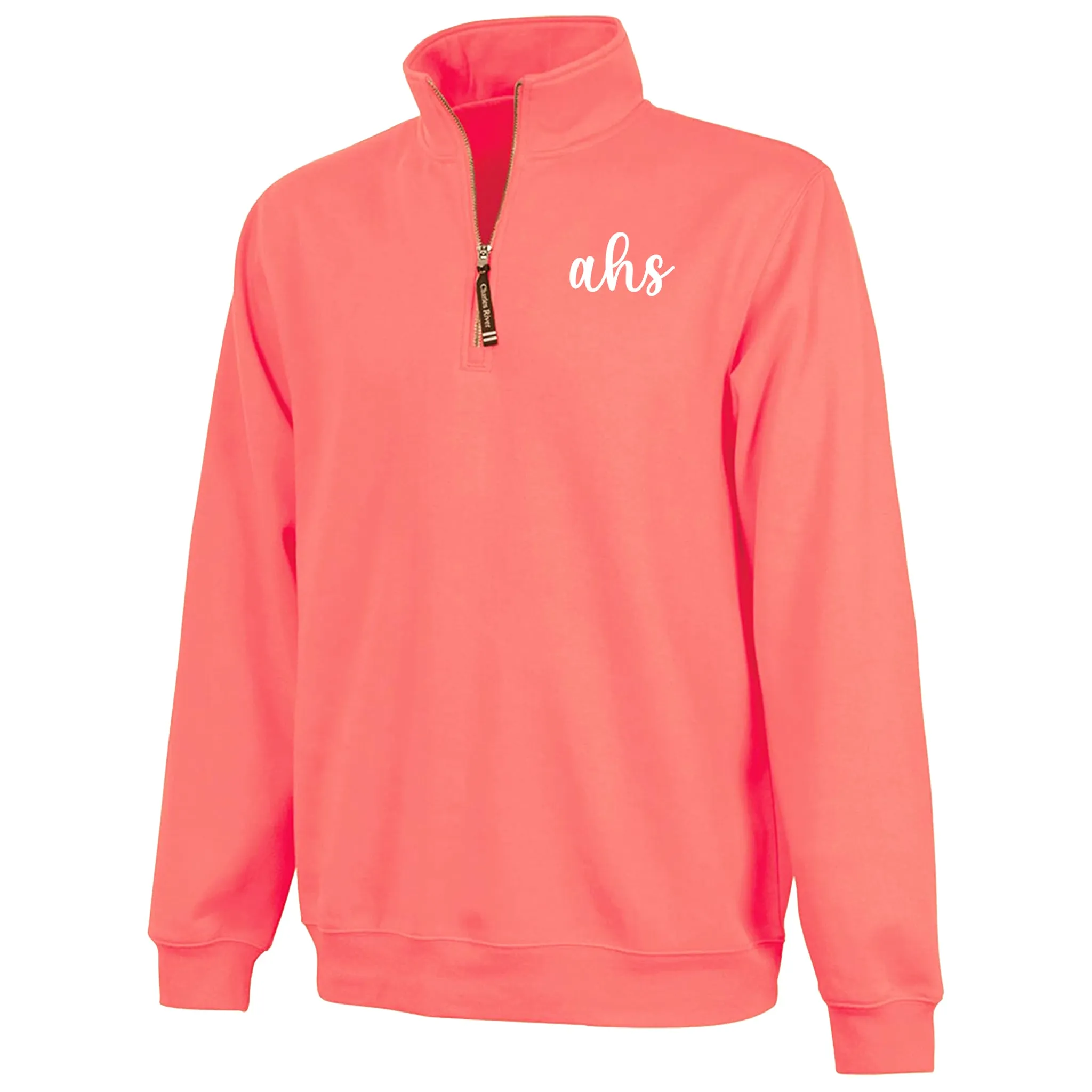 Quarter Zip - Pink - AHS