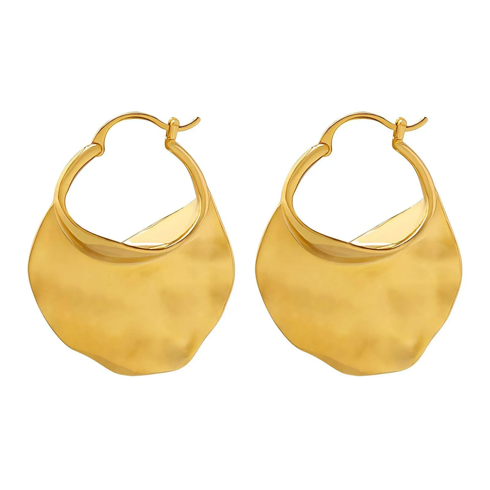 Reriti Intensity 18K gold plated Earrings - Ostra