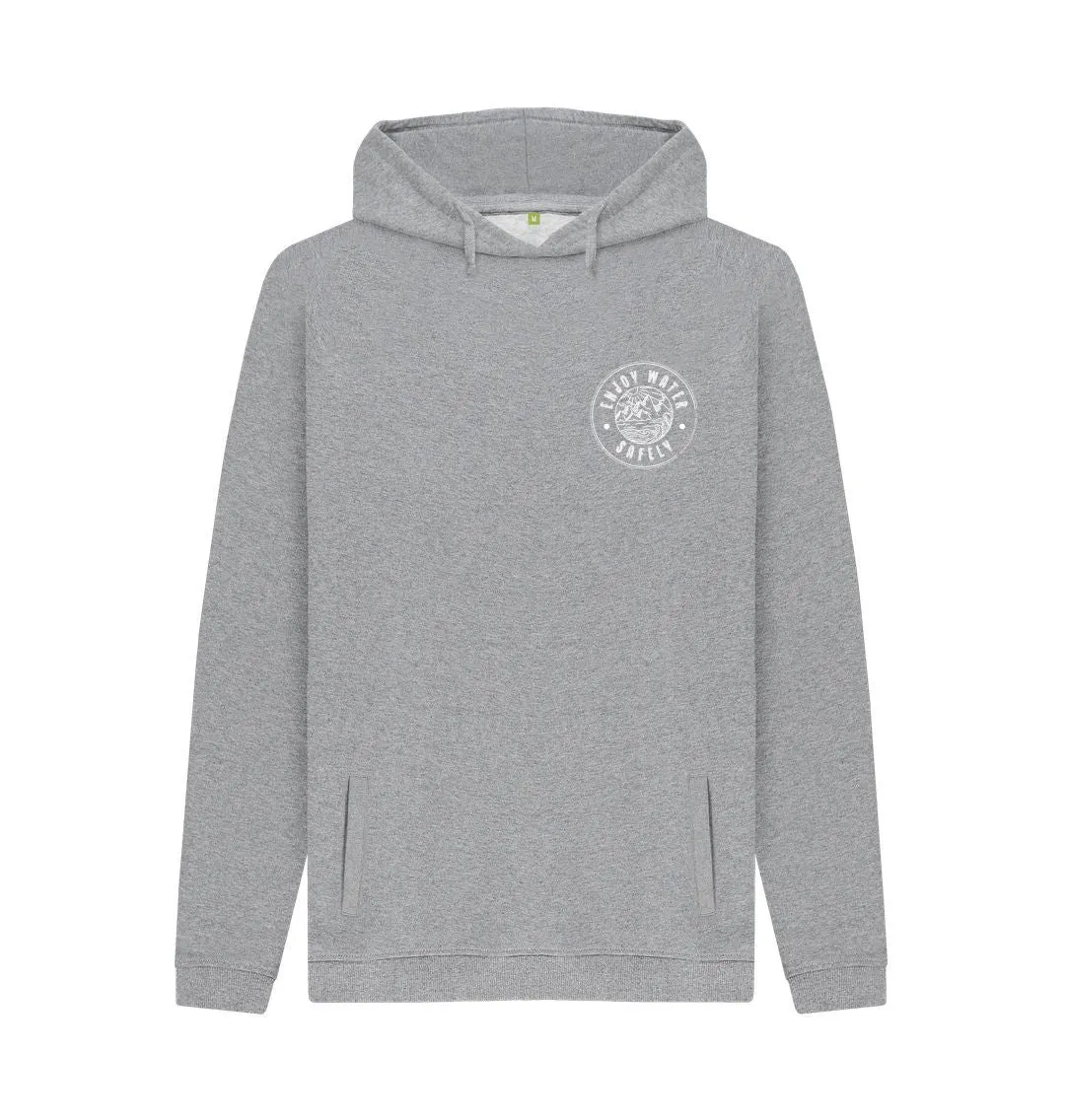 RLSS UK | Adventure Design Men's Hoodie | 100% Organic Cotton Hooded Sweatshirt