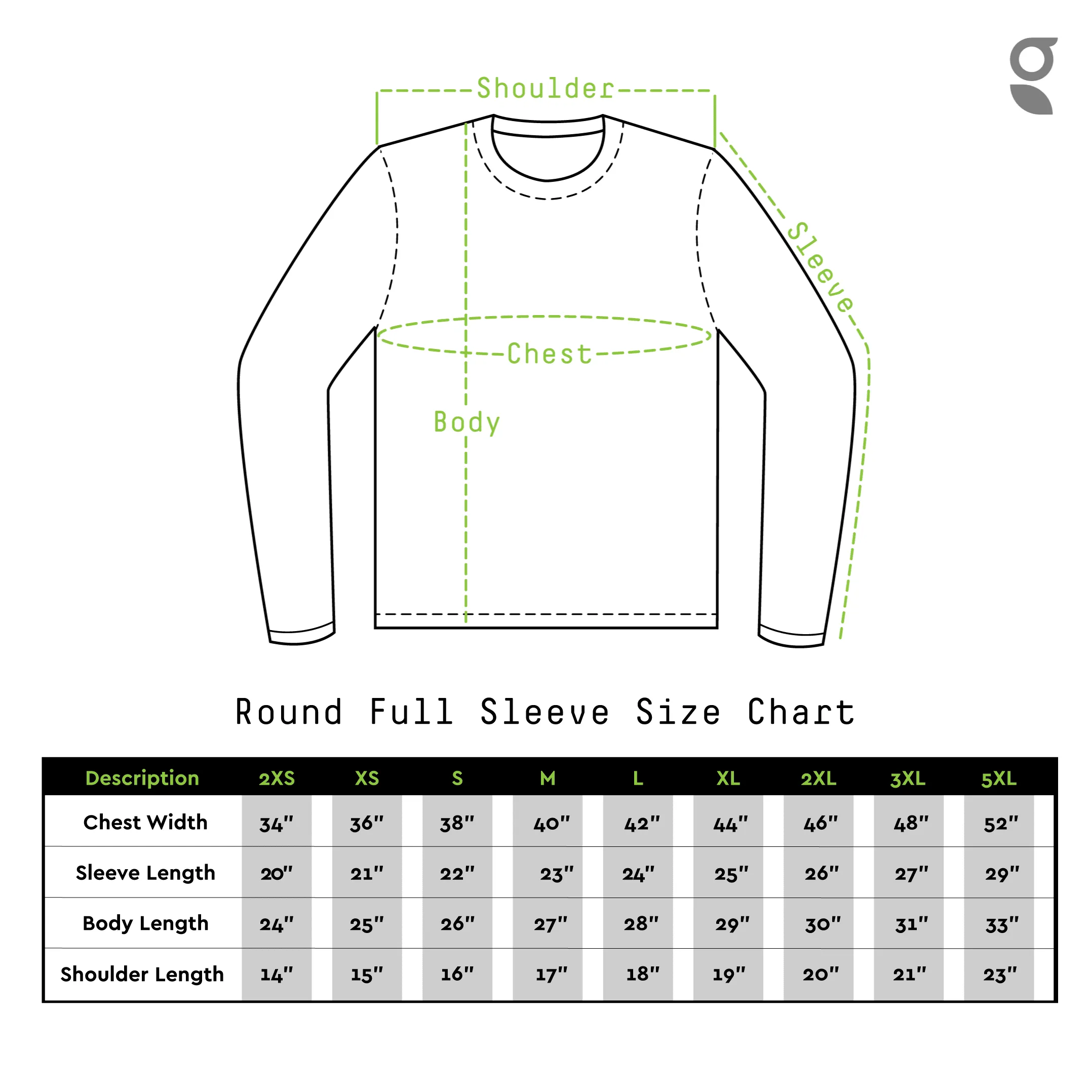 Round Neck Grey Full Sleeve