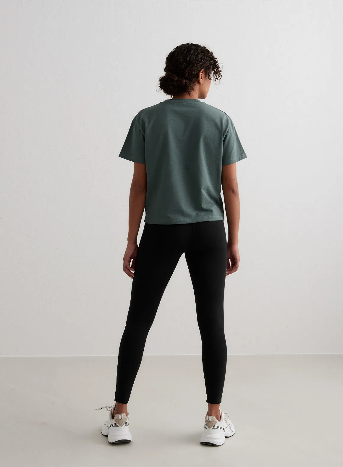 Sage Serif Boxy T-shirt