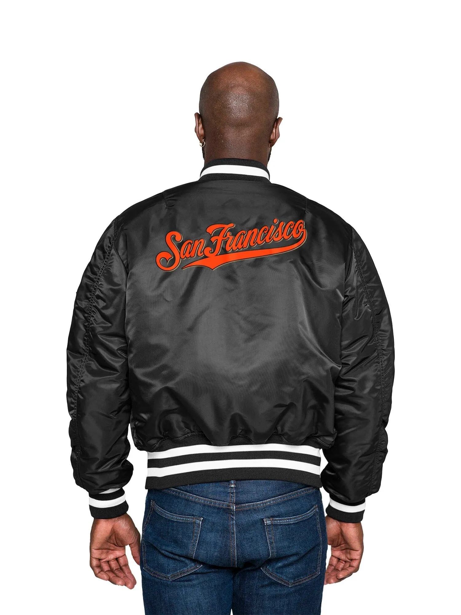 SAN FRANCISCO GIANTS X ALPHA X NEW ERA MA-1 BOMBER JACKET