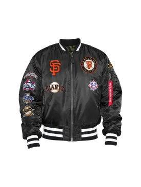 SAN FRANCISCO GIANTS X ALPHA X NEW ERA MA-1 BOMBER JACKET