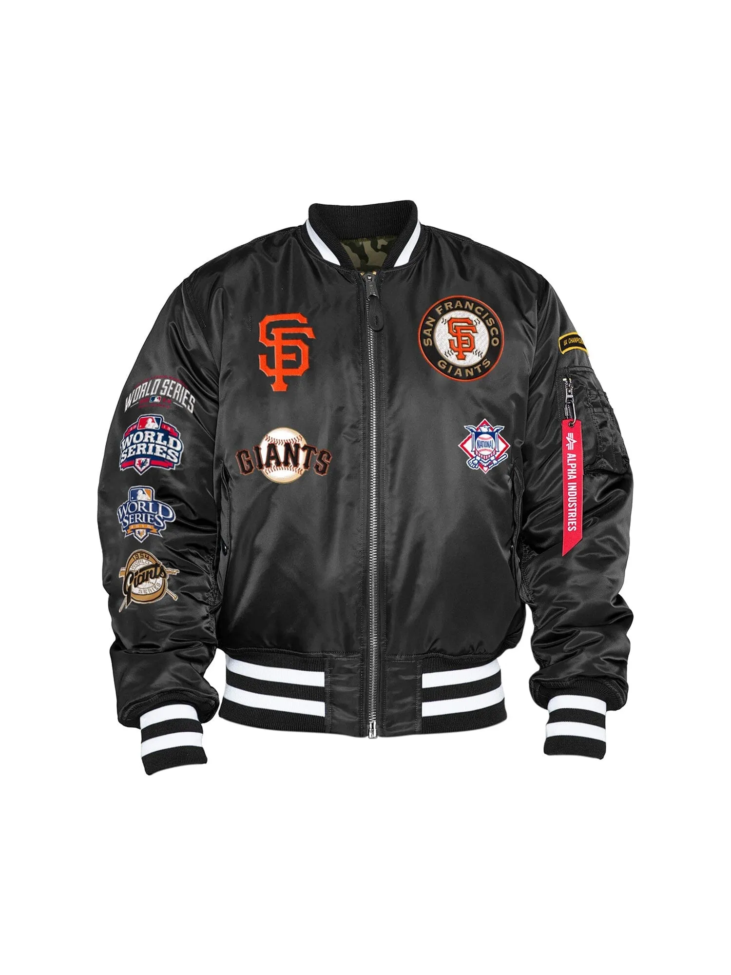 SAN FRANCISCO GIANTS X ALPHA X NEW ERA MA-1 BOMBER JACKET