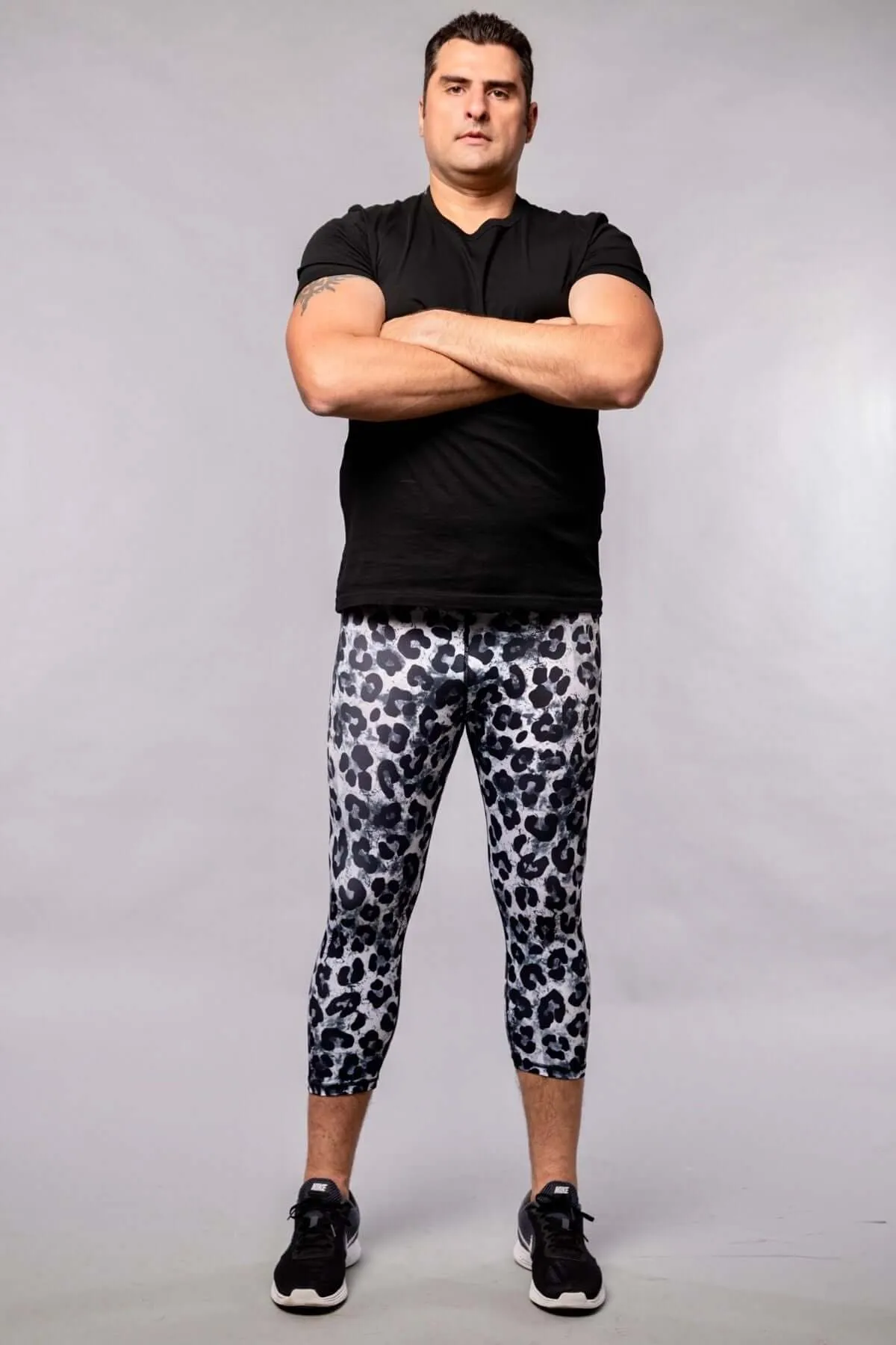 Snow Leopard ¾ Meggings